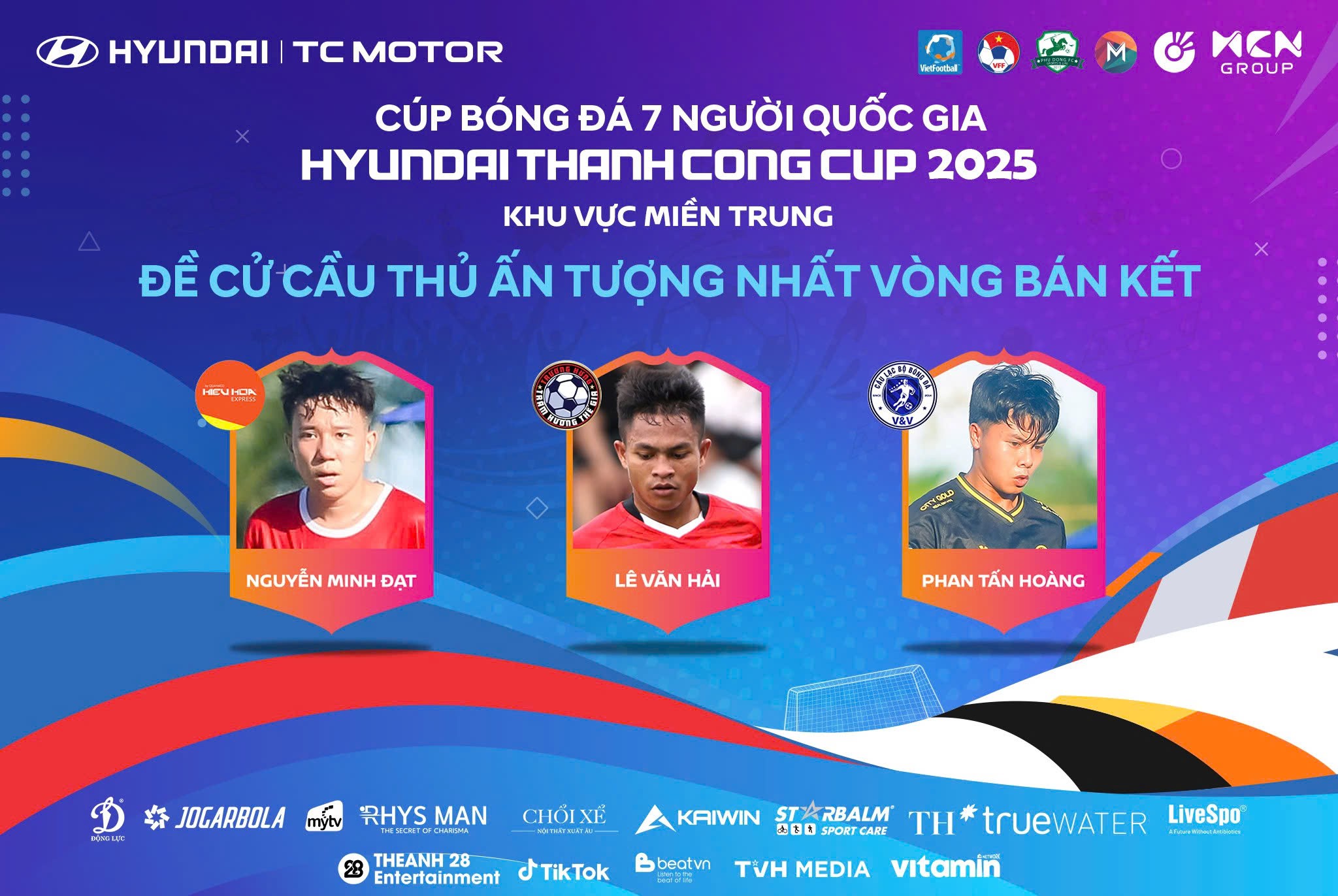 Bình chọn cầu thủ ấn tượng Bán kết VSC-S5 khu vực miền Trung